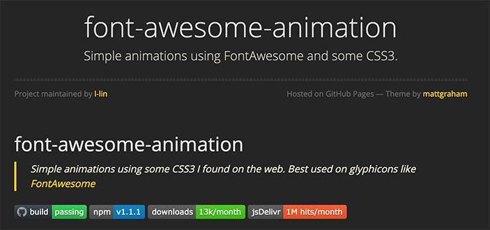 font-awesome-animation- 替font-awesome icon 加上動畫效果| 網路資源| DeTools 工具死神